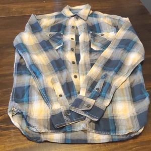 American eagle button up w/collar like new